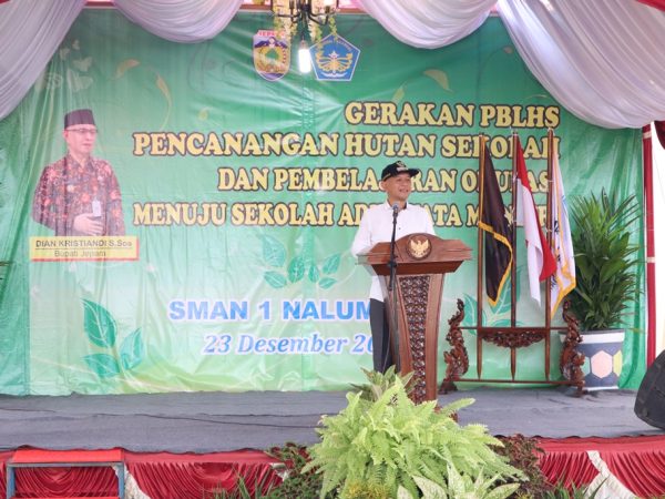 GERAKAN PBLHS, PENCANANGAN HUTAN SEKOLAH OLEH BUPATI JEPARA