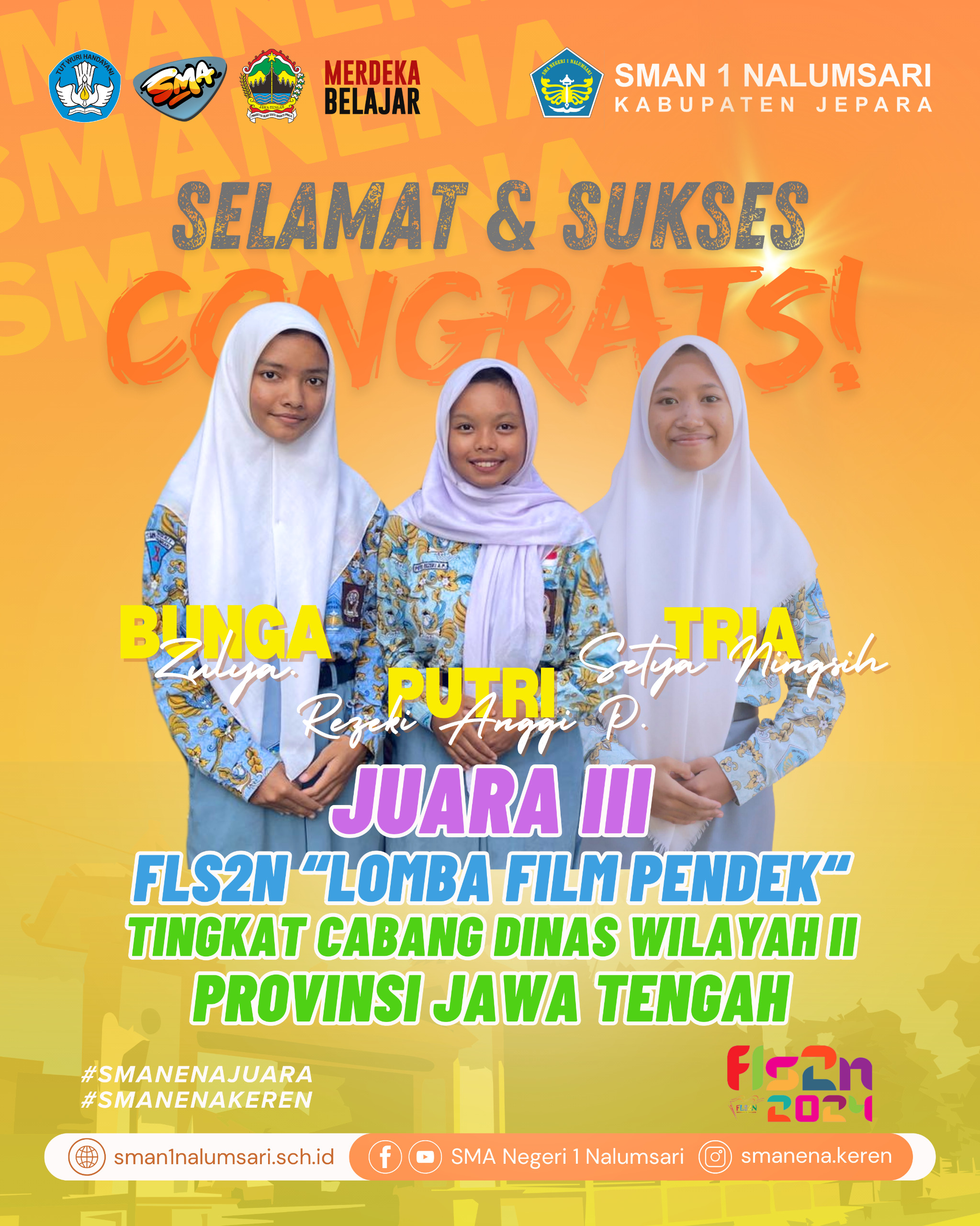 JUARA 3 FLS2N  Lomba Film Pendek