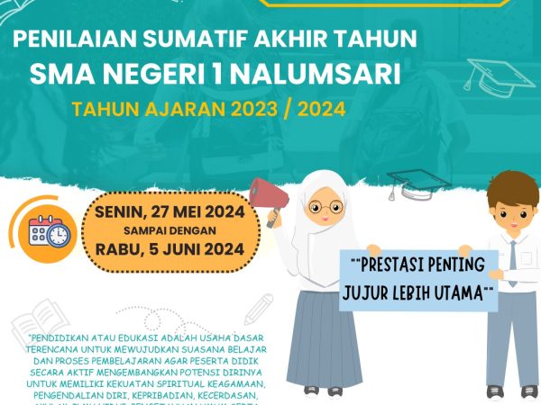 Penilaian Sumatif Akhir Tahun Kelas X dan XI Tahun Ajaran 2023-2024