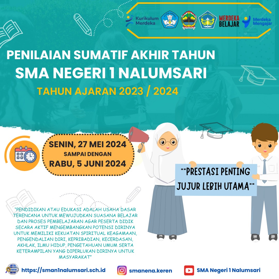 Penilaian Sumatif Akhir Tahun Kelas X dan XI Tahun Ajaran 2023-2024