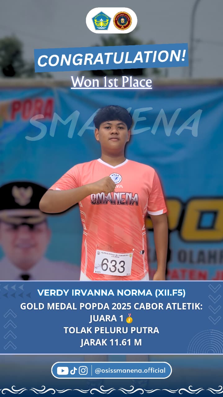 Juara 1 Tolak Peluru Putra POPDA Jepara 2025