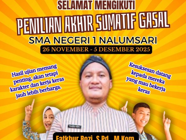 Jadwal Penilaian Akhir Semester Ganjil 2025/2026