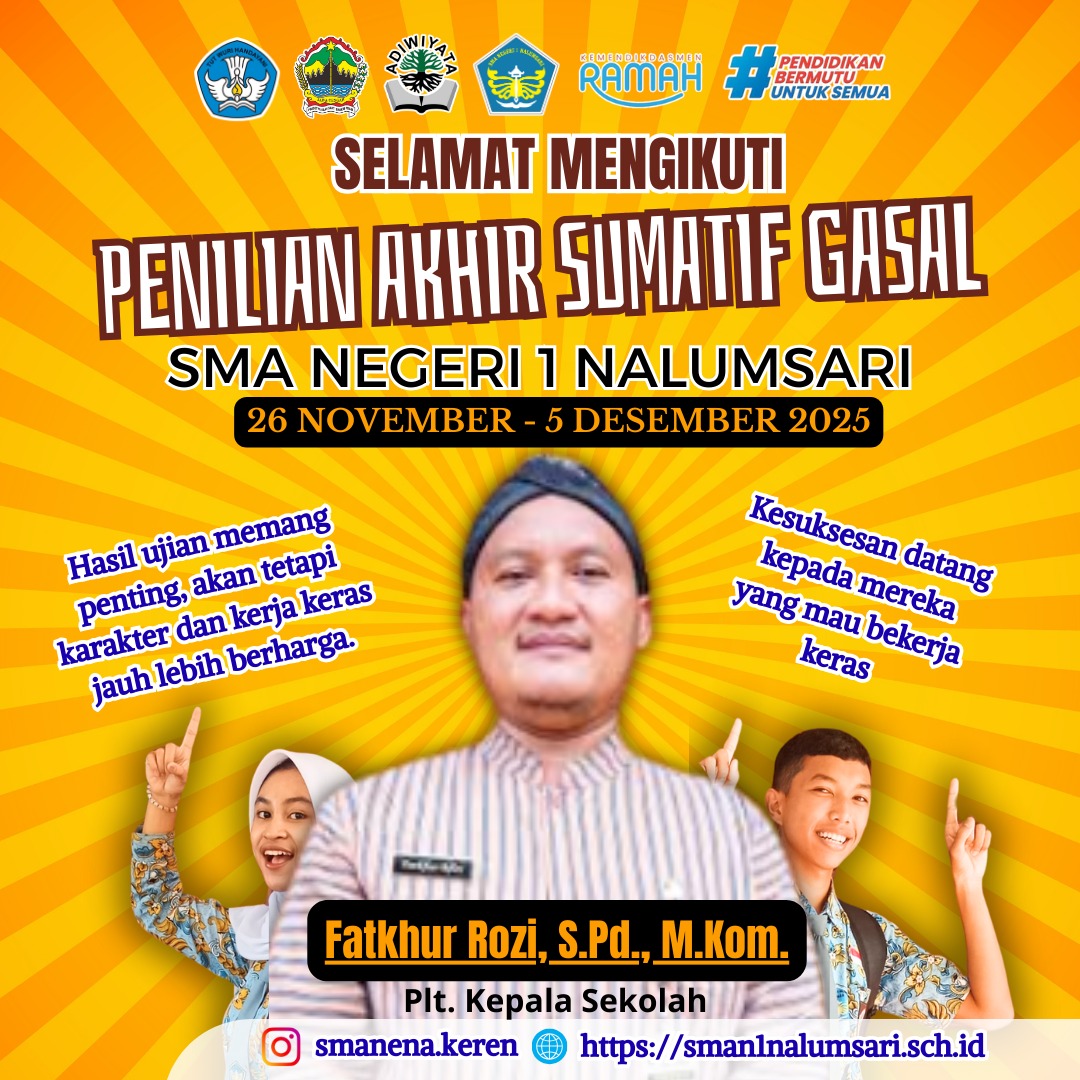 Jadwal Penilaian Akhir Semester Ganjil 2025/2026